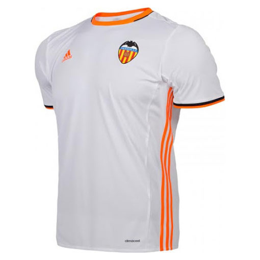Valencia 2016/17 Home Soccer Jersey