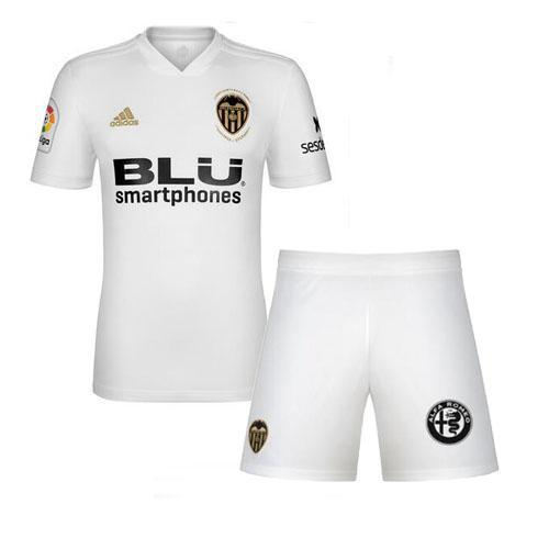 Kids Valencia 18/19 Home Soccer Kits (Shirt+Shorts)