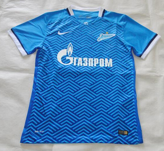 Zenit 2015-16 Home Soccer Jersey